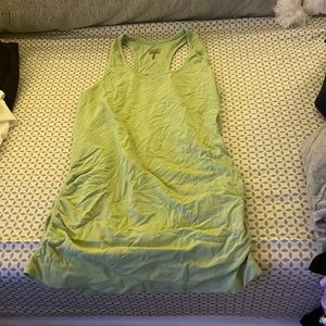 Lime green athleta workout tank